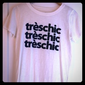 J Crew Tres Chic tshirt